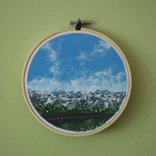 Road-trip Embroidery - 6"