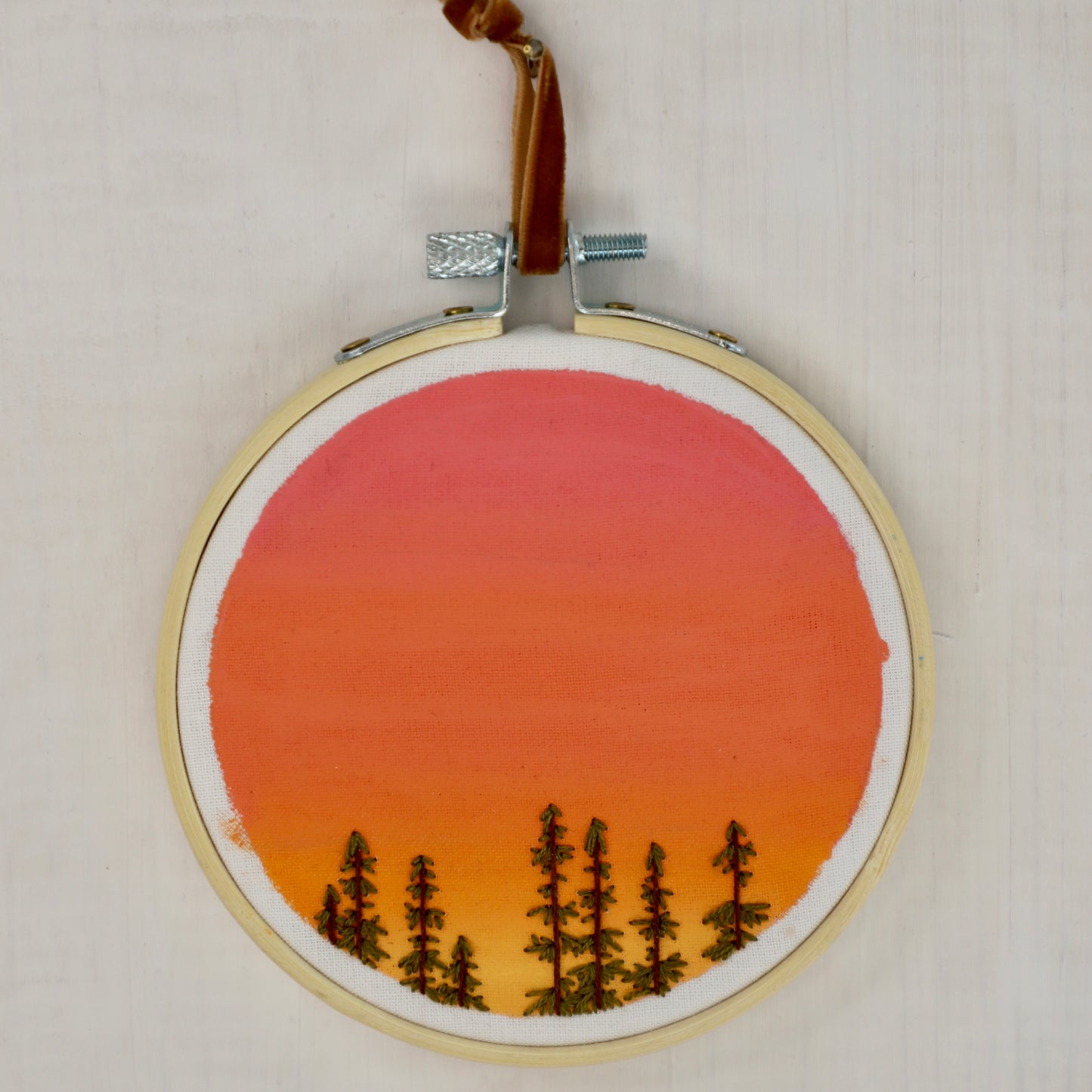 Treeline Embroidery - 4"